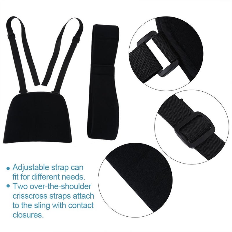 woobles Medical Arm Support-- Adjustable Medical Arm Shoulder Support Sling Immobilizer Brace Fractured Arm Strap (L) - Image 4